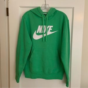 Nike Green Hoodie Sweatshirt Small